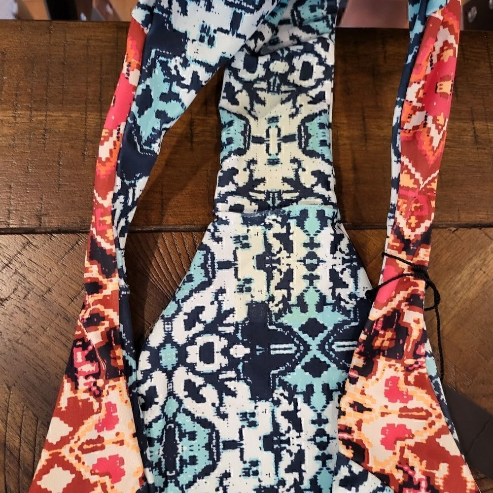 Gypsy 05 Bikini Top and Bottom tribal print Small Reversible - Picture 3 of 5